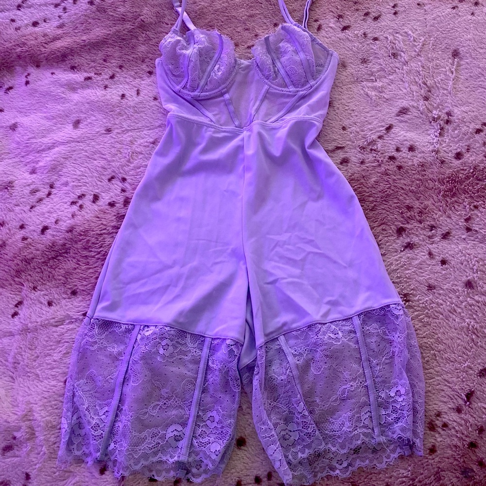 Only After Dark Romper - Lavender